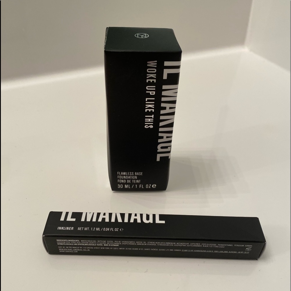 IL Makiage foundation and eyeliner